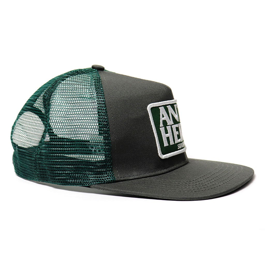 Boné Anti Hero Skateboards Reserve Patch - Chumbo / Branco / Verde