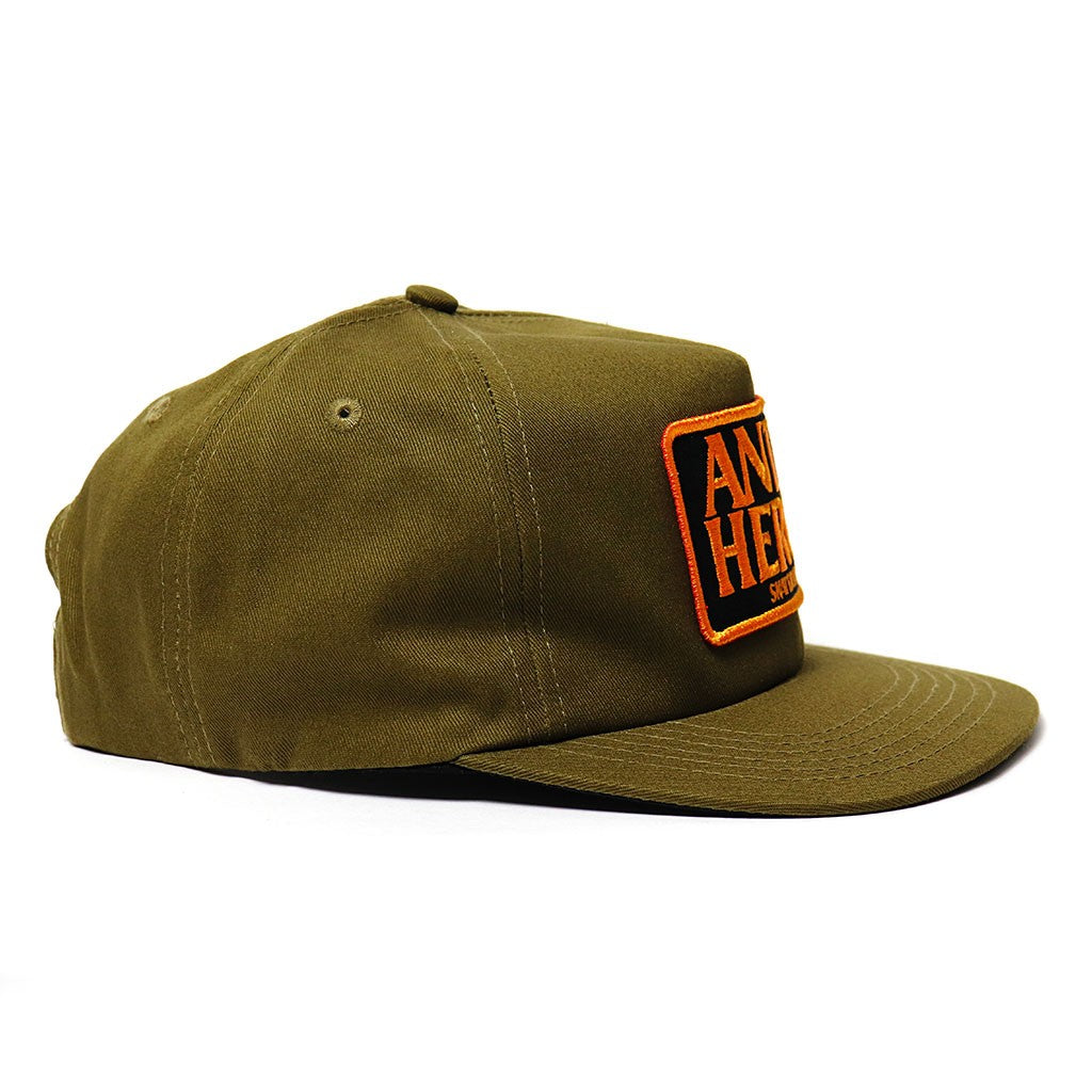 Boné Anti Hero Skateboards Reserve Patch - Verde / Preto / Laranja