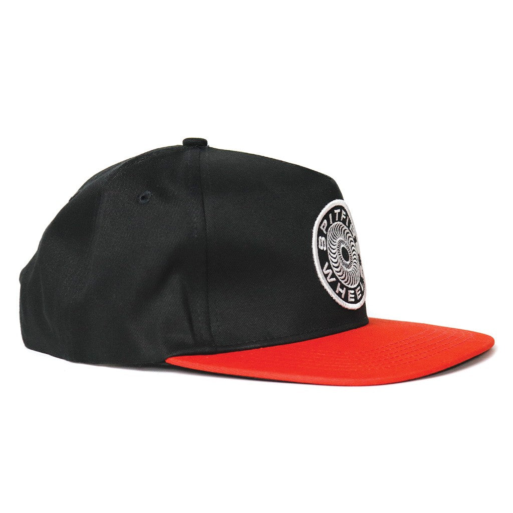 Boné Spitfire Wheels Classic 87 Swirl Patch - Preto / Vermelho / Branco