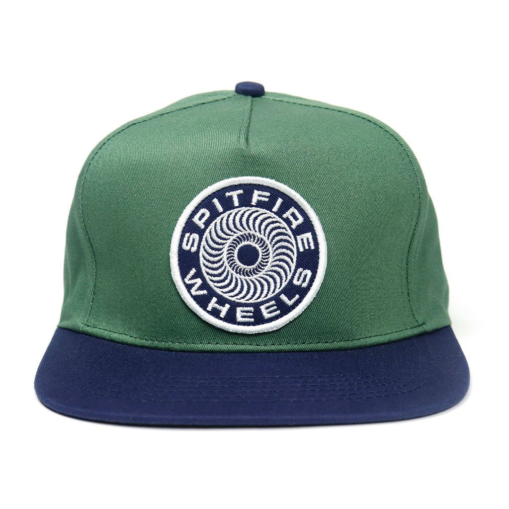 Boné Spitfire Wheels Classic 87 Swirl Patch - Verde / Marinho / Branco