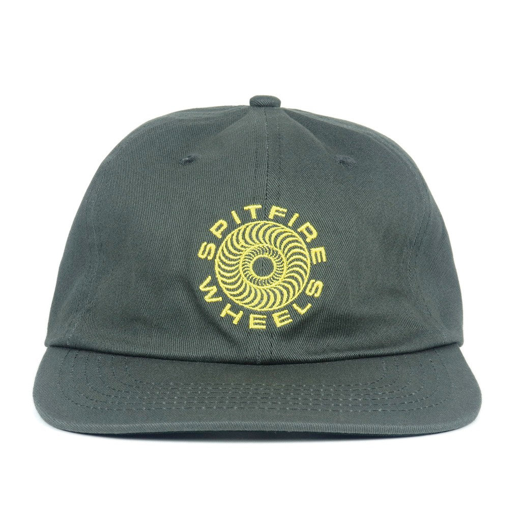 Boné Spitfire Wheels Classic 87 Swirl - Chumbo / Amarelo