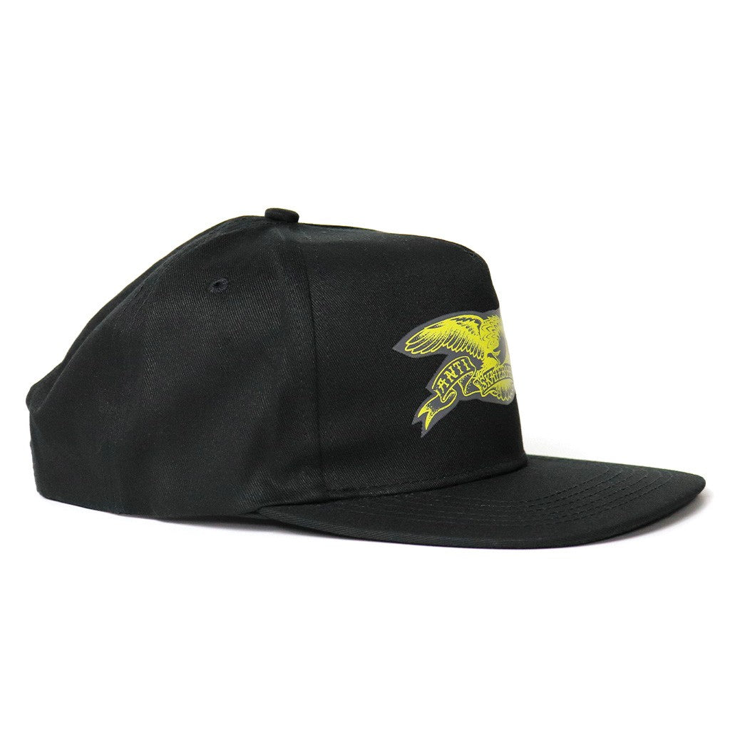 Boné Anti Hero Skateboards Basic Eagle - Preto / Amarelo