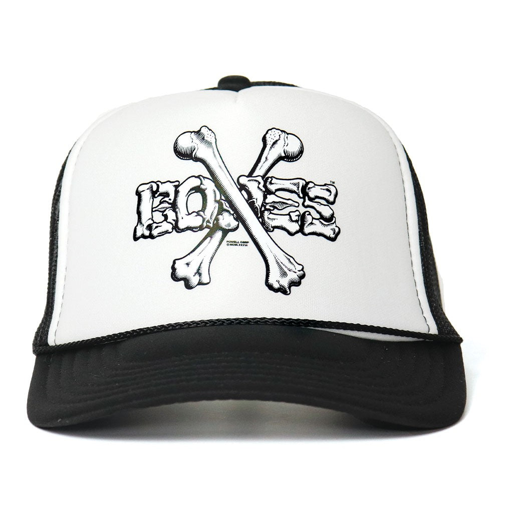 Boné Bones Cross Bones - Preto / Branco / Preto