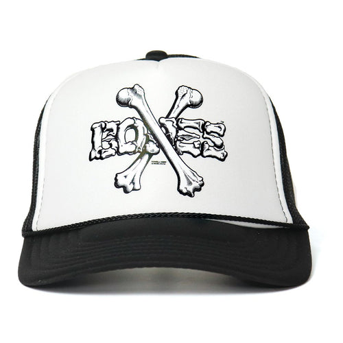 Boné Bones Cross Bones - Preto / Branco / Preto