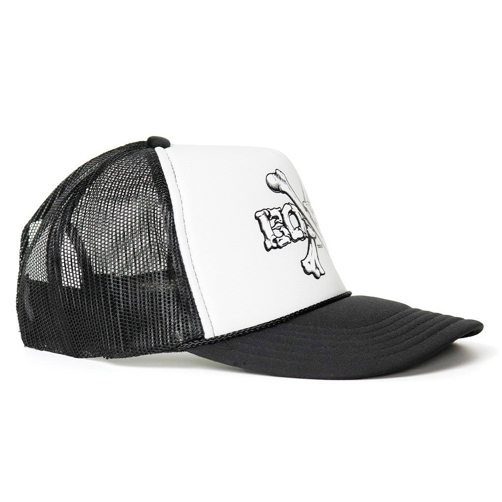 Boné Bones Cross Bones - Preto / Branco / Preto