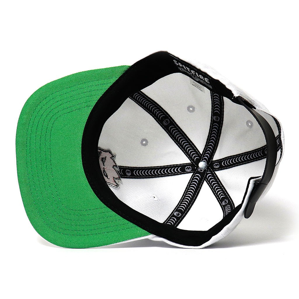 Boné Spitfire Wheels Bighead Fill - Branco / Vermelho