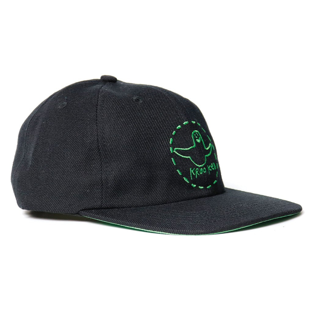Boné Krooked Skateboarding Trinity Smile - Preto / Verde