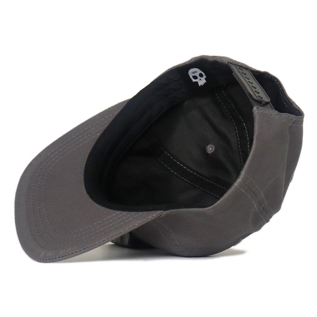Boné Zero Skateboards Single Skull - Cinza / Preto