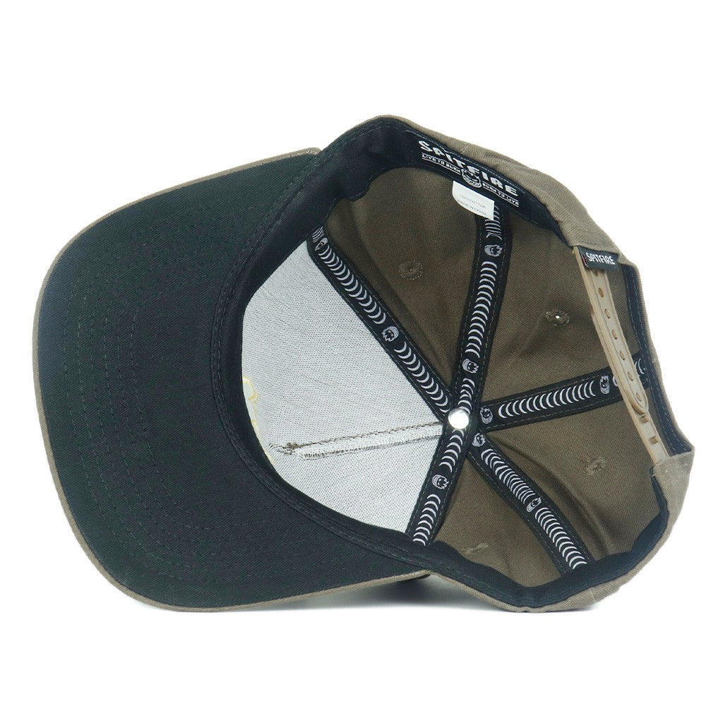 Boné Spitfire Wheels Bighead Snap - Marrom / Amarelo