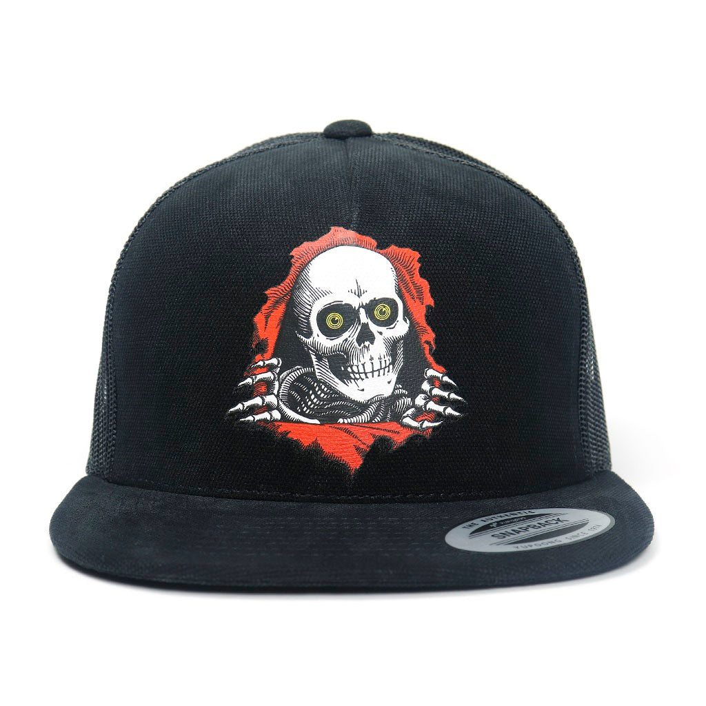 Boné Powell Peralta Ripper Mesh - Preto / Branco / Vermelho