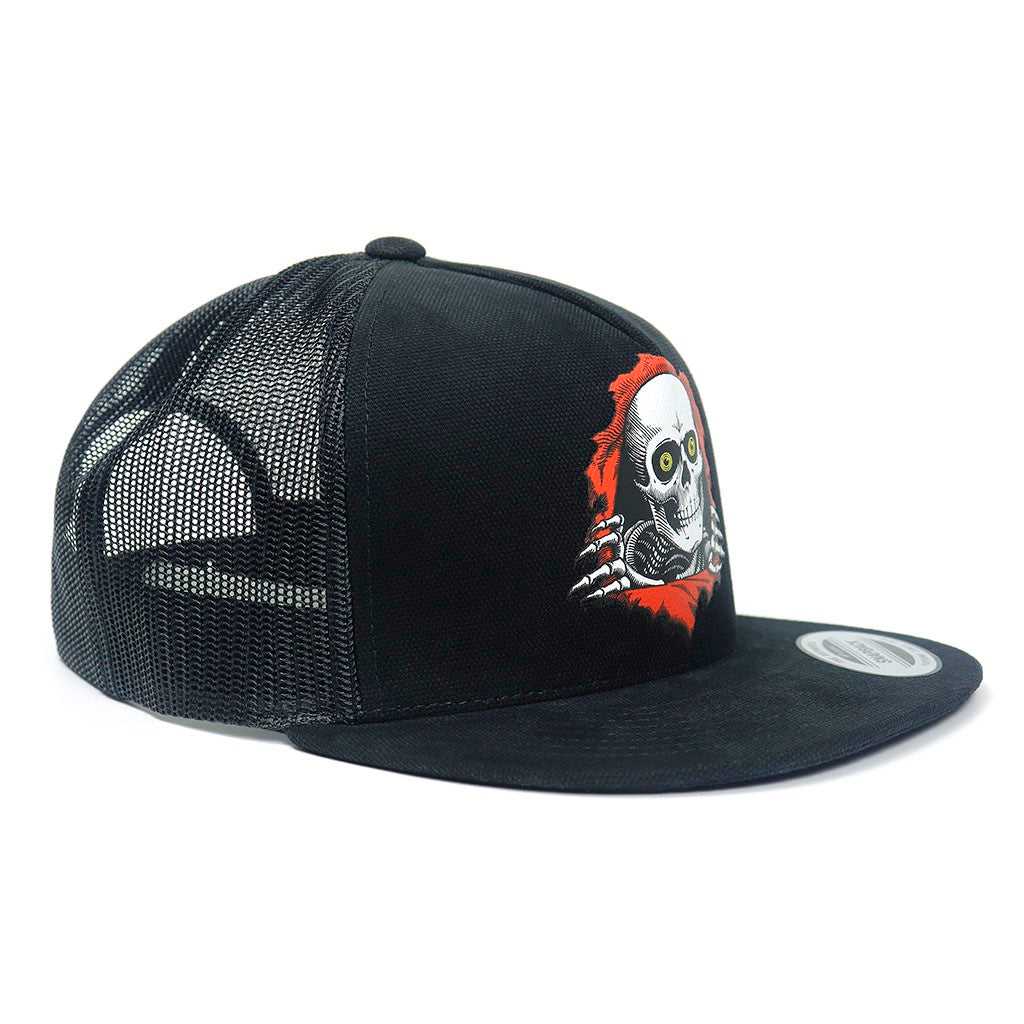 Boné Powell Peralta Ripper Mesh - Preto / Branco / Vermelho