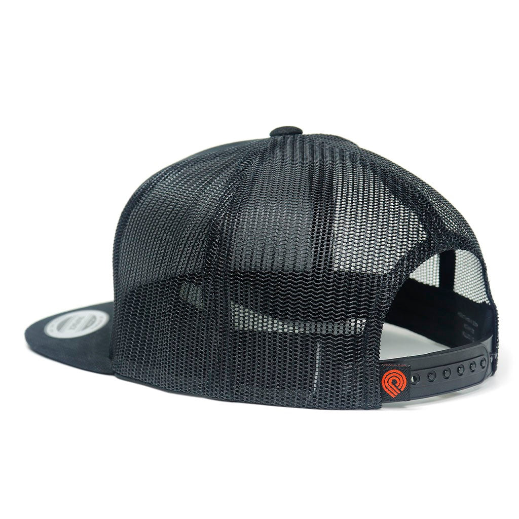 Boné Powell Peralta Ripper Mesh - Preto / Branco / Vermelho