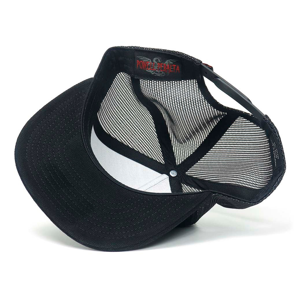 Boné Powell Peralta Ripper Mesh - Preto / Branco / Vermelho