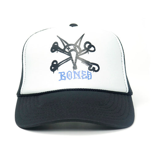 Boné Powell Peralta Vato Rat Bones Mesh - Branco / Preto