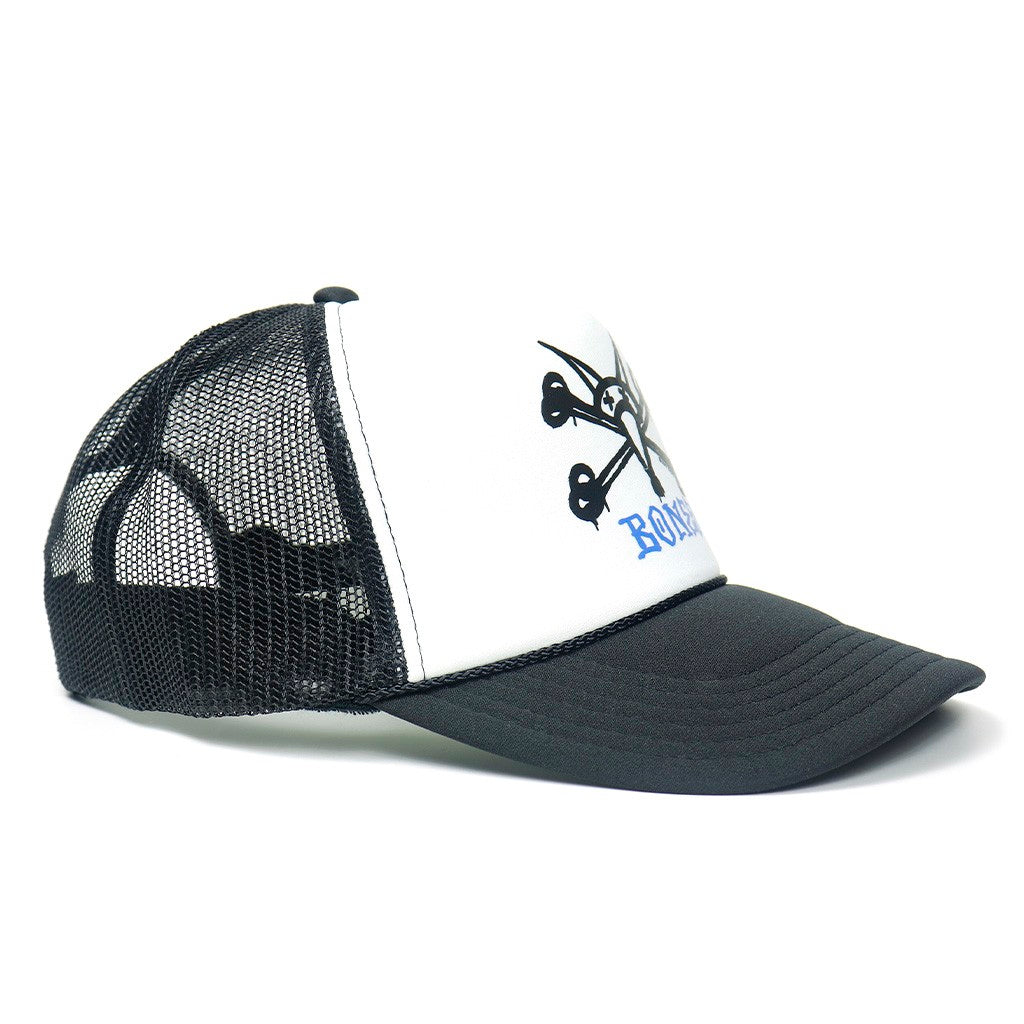 Boné Powell Peralta Vato Rat Bones Mesh - Branco / Preto