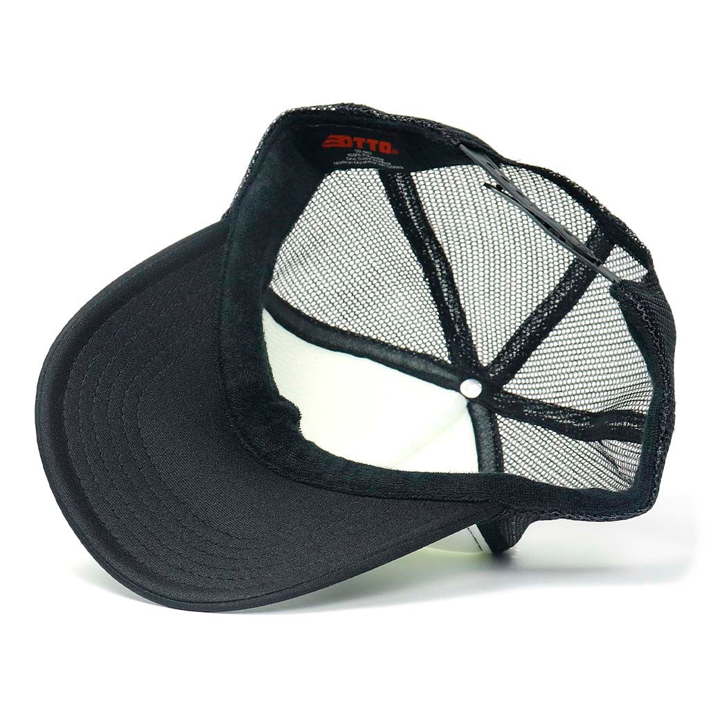 Boné Powell Peralta Vato Rat Bones Mesh - Branco / Preto