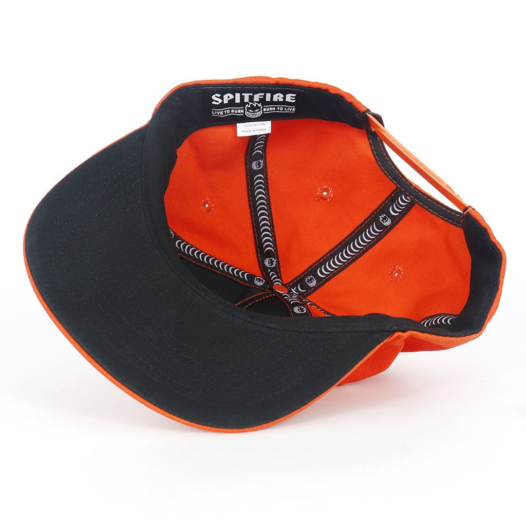 Boné Spitfire Wheels Classic 87 Snap - Laranja / Vermelho / Amarelo