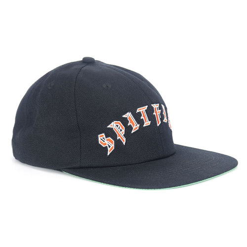 Boné Spitfire Wheels Old E Arch Strap - Preto / Vermelho / Verde