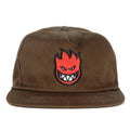 Boné Spitfire Wheels Bighead Fill Snap - Marrom / Vermelho / Preto