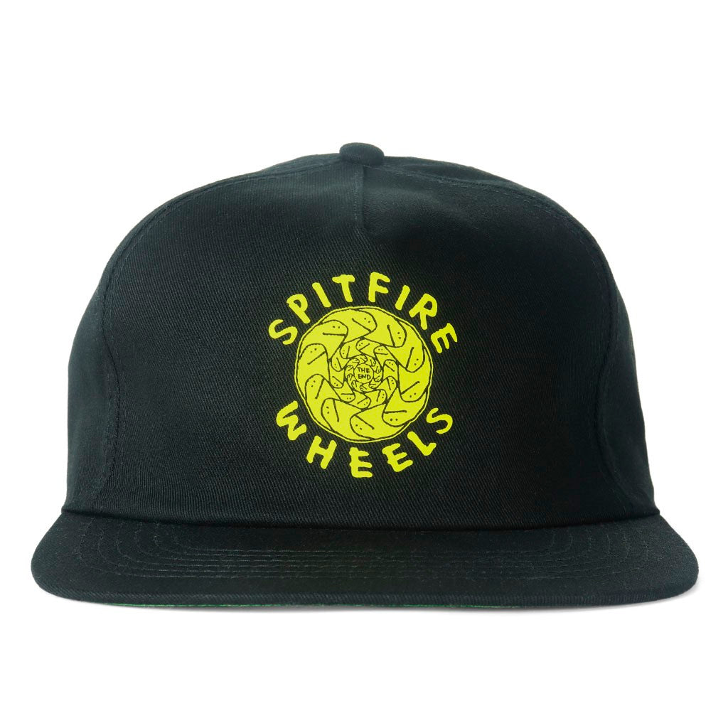 Boné Spitfire Wheels Gonz Schmoo Classic - Preto / Amarelo / Verde