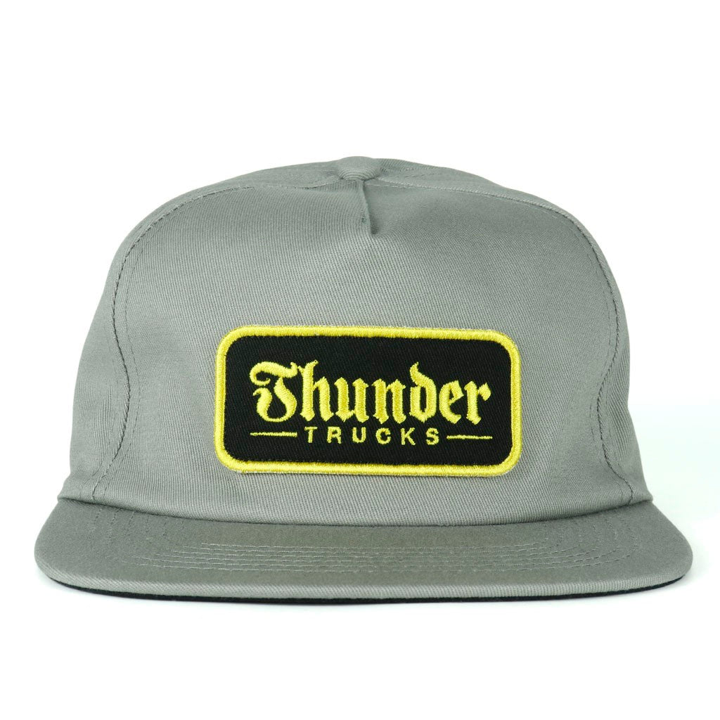 Boné Thunder Trucks Script Patch - Cinza / Preto / Amarelo