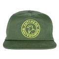 Boné Anti Hero Skateboards Basic Pigeon Round - Verde / Amarelo