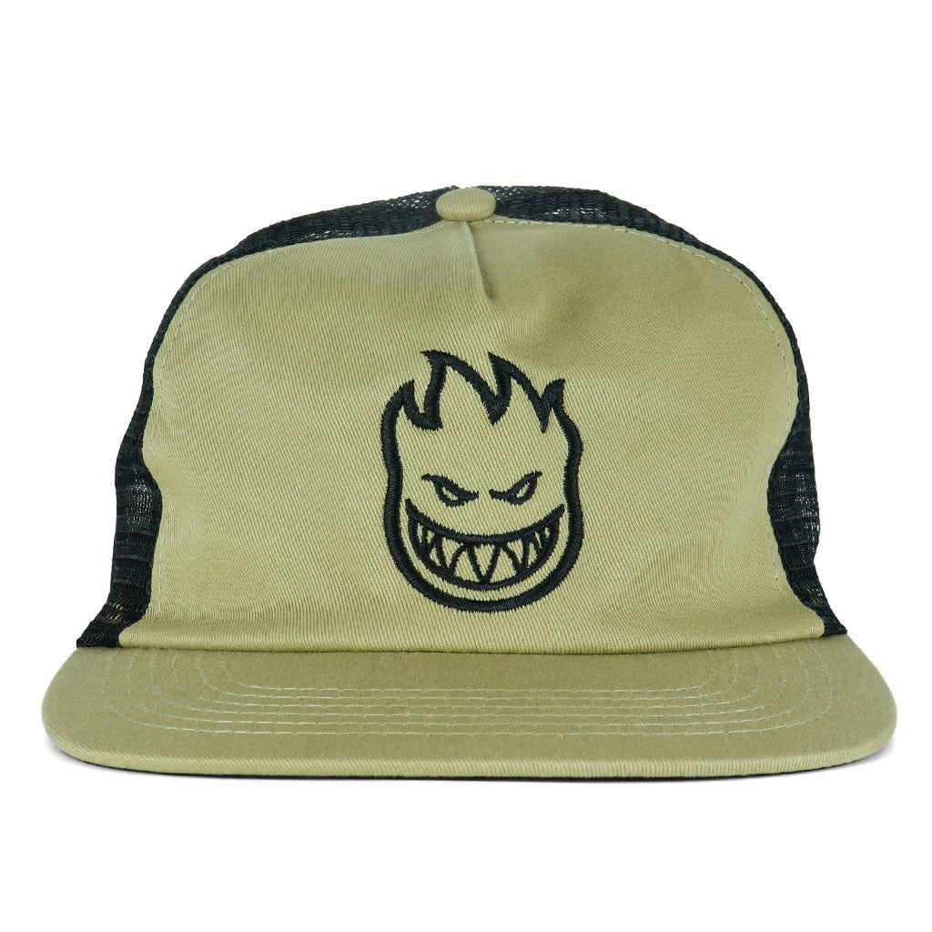 Boné Spitfire Wheels Bighead Trucker - Bege / Preto
