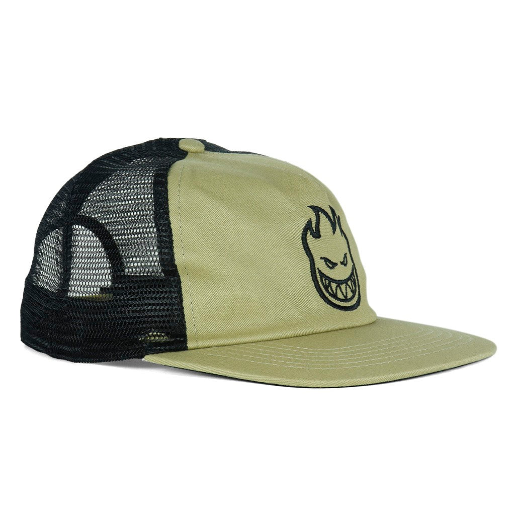 Boné Spitfire Wheels Bighead Trucker - Bege / Preto