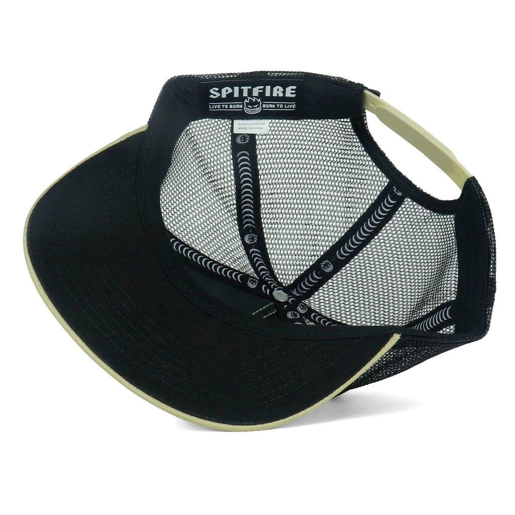 Boné Spitfire Wheels Bighead Trucker - Bege / Preto
