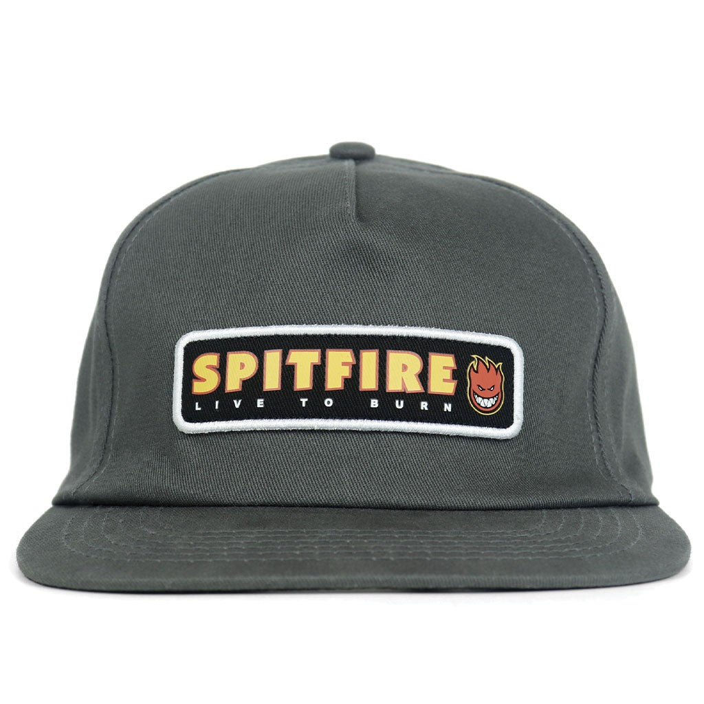 Boné Spitfire Wheels LTB Patch - Chumbo / Preto / Amarelo