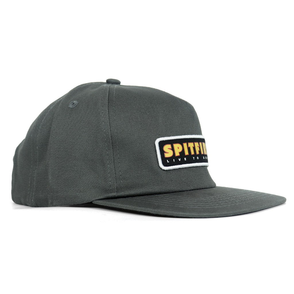 Boné Spitfire Wheels LTB Patch - Chumbo / Preto / Amarelo