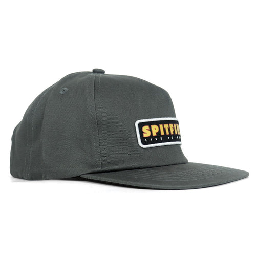 Boné Spitfire Wheels LTB Patch - Chumbo / Preto / Amarelo