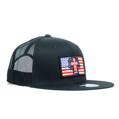 Boné Dogtown Flag Patch Mesh - Preto