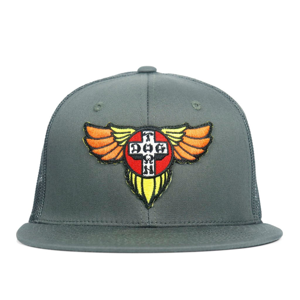 Boné Dogtown Wings Patch OG 70s Mesh - Cinza