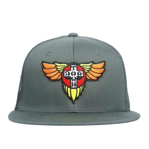 Boné Dogtown Wings Patch OG 70s Mesh - Cinza