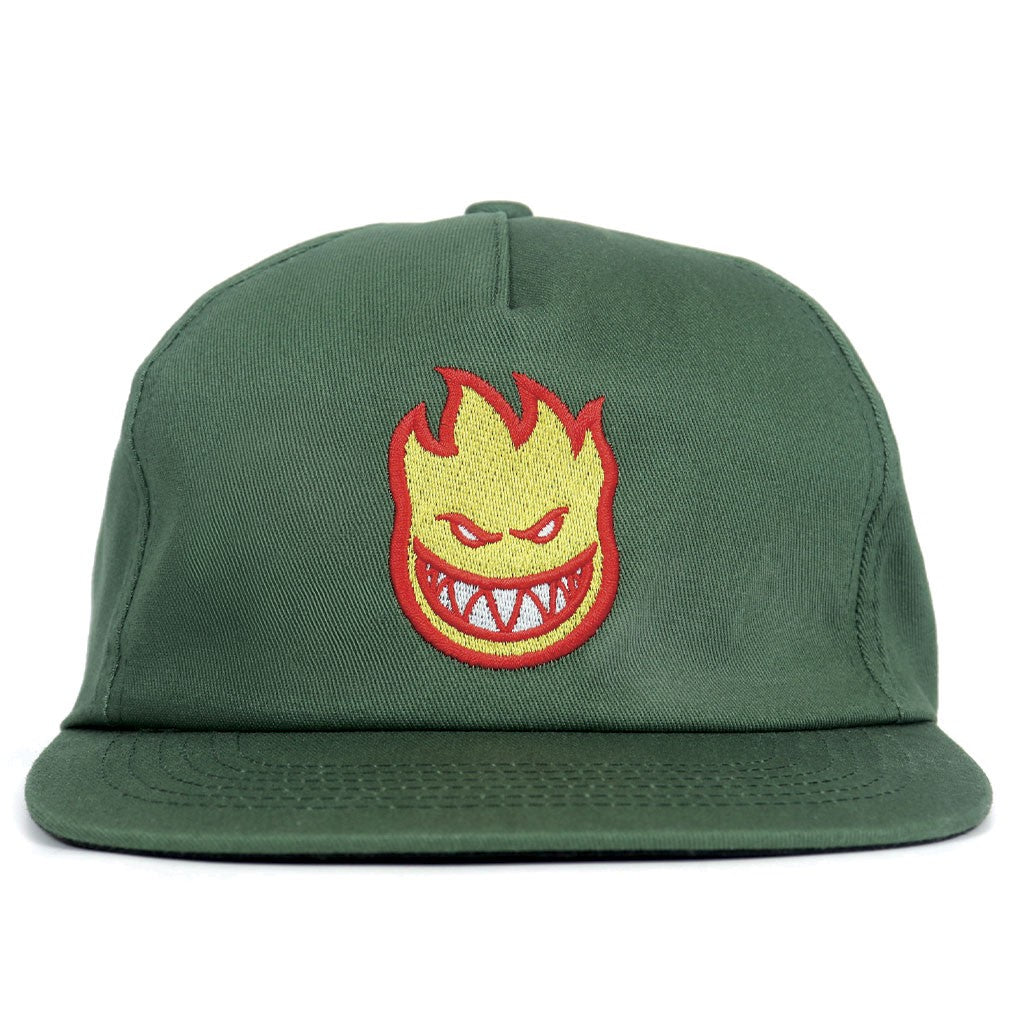 Boné Spitfire Wheels Bighead Fill Snap - Verde / Amarelo / Vermelho