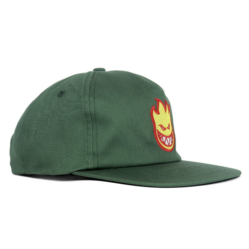 Boné Spitfire Wheels Bighead Fill Snap - Verde / Amarelo / Vermelho
