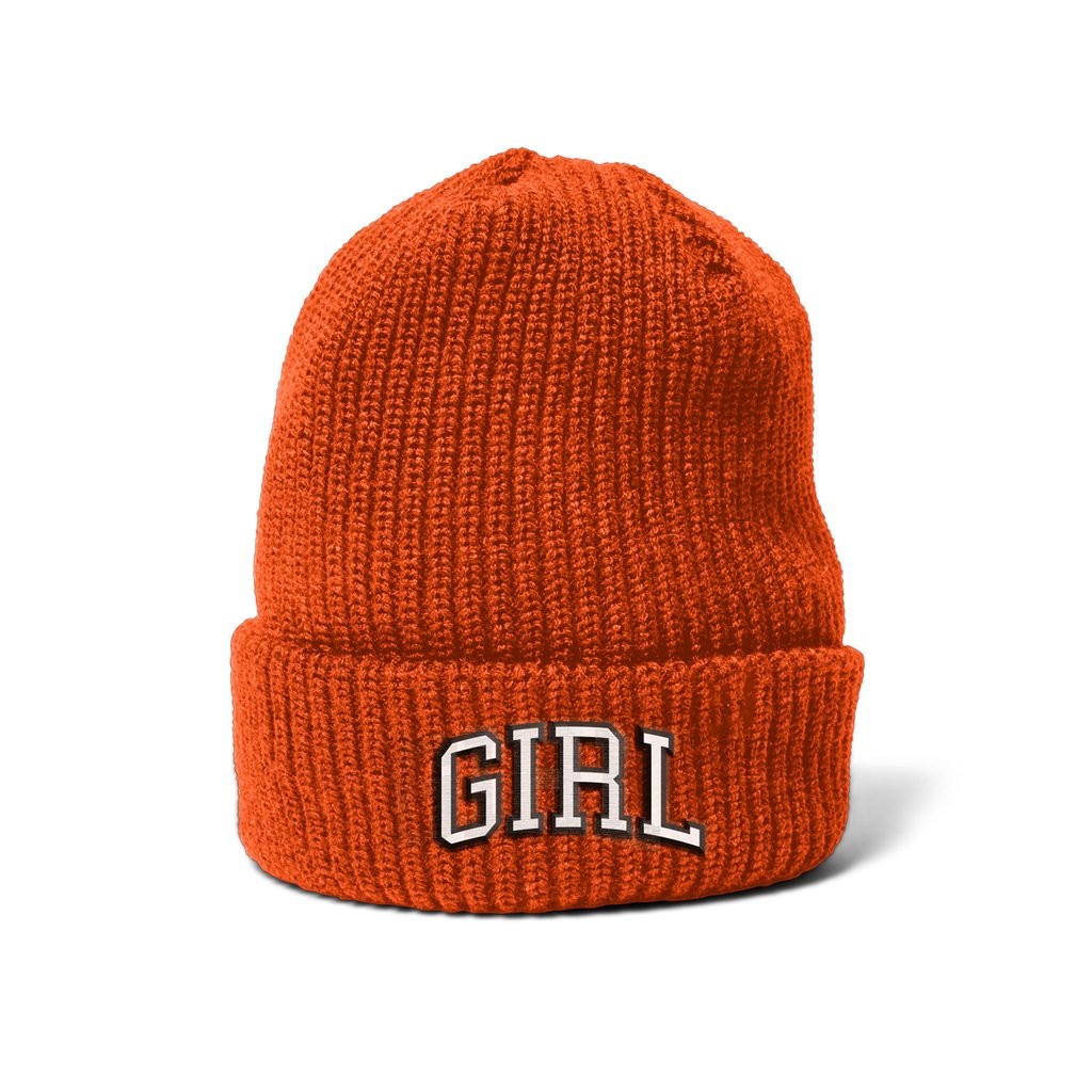 Touca Girl Skateboards Arch Beanie - Laranja