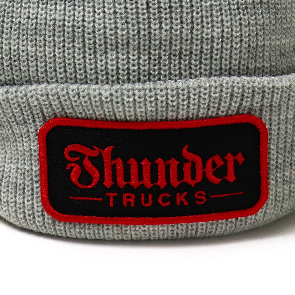 Touca Thunder Trucks Script Patch Cuff - Cinza