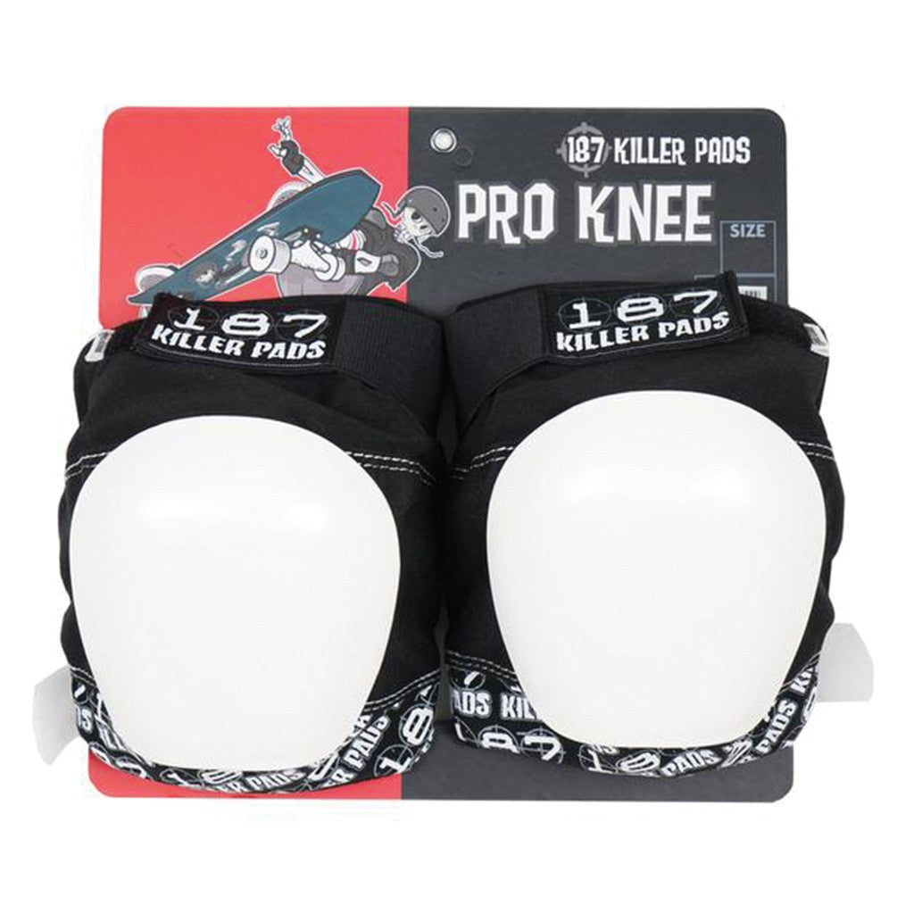 Joelheira 187 Killer Pads Joelheira Pro Knee - Preta / Branca