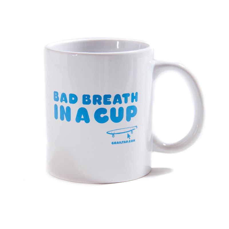 Caneca Crailtap Bad Breath In A Cup Mug - Branco