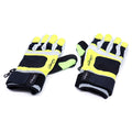 Luva Loaded Boards Freeride - Cinza / Amarelo / Verde