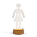 Luminária Girl Skateboards OG Acrylic Lamp - Bege / Transparente