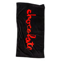 Toalha Chocolate Skateboards Beach Towel - Preta / Vermelho
