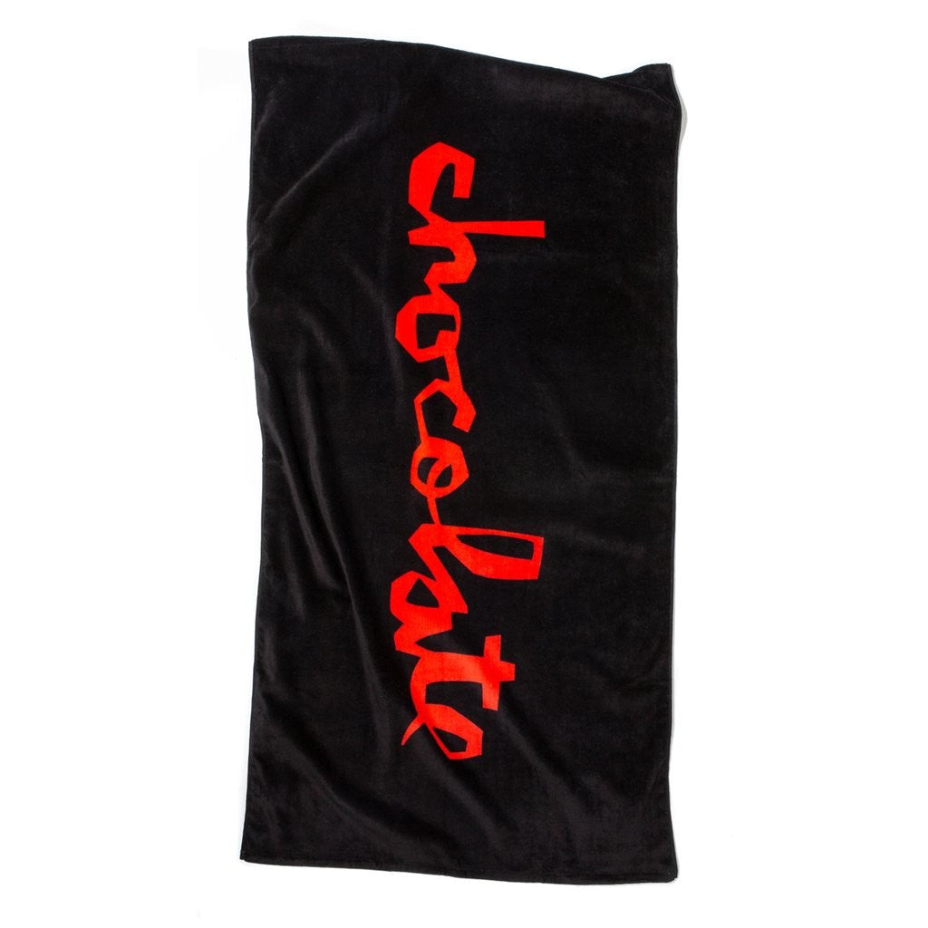 Toalha Chocolate Skateboards Beach Towel - Preta / Vermelho