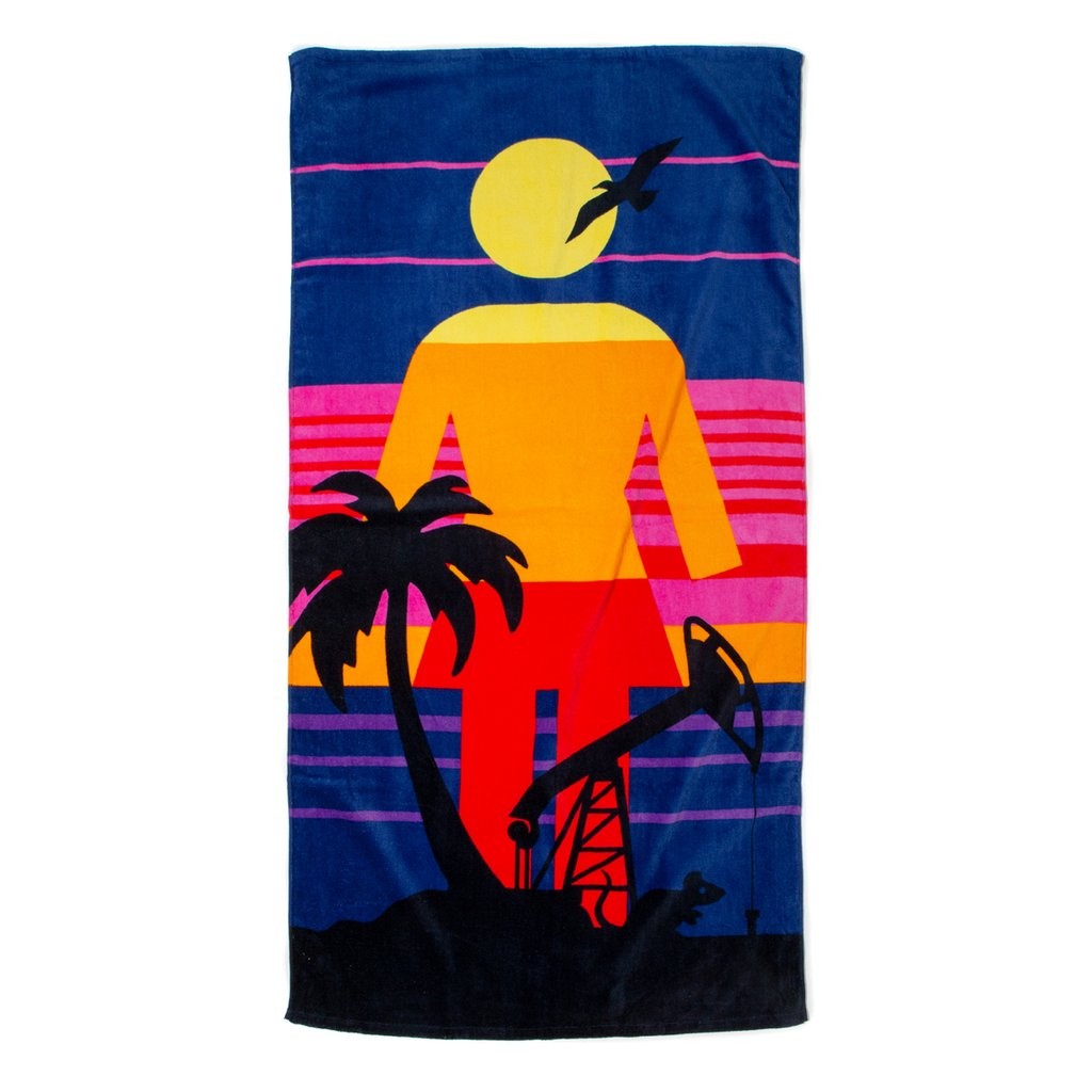 Toalha Girl Skateboards Beach Towel - Azul / Laranja