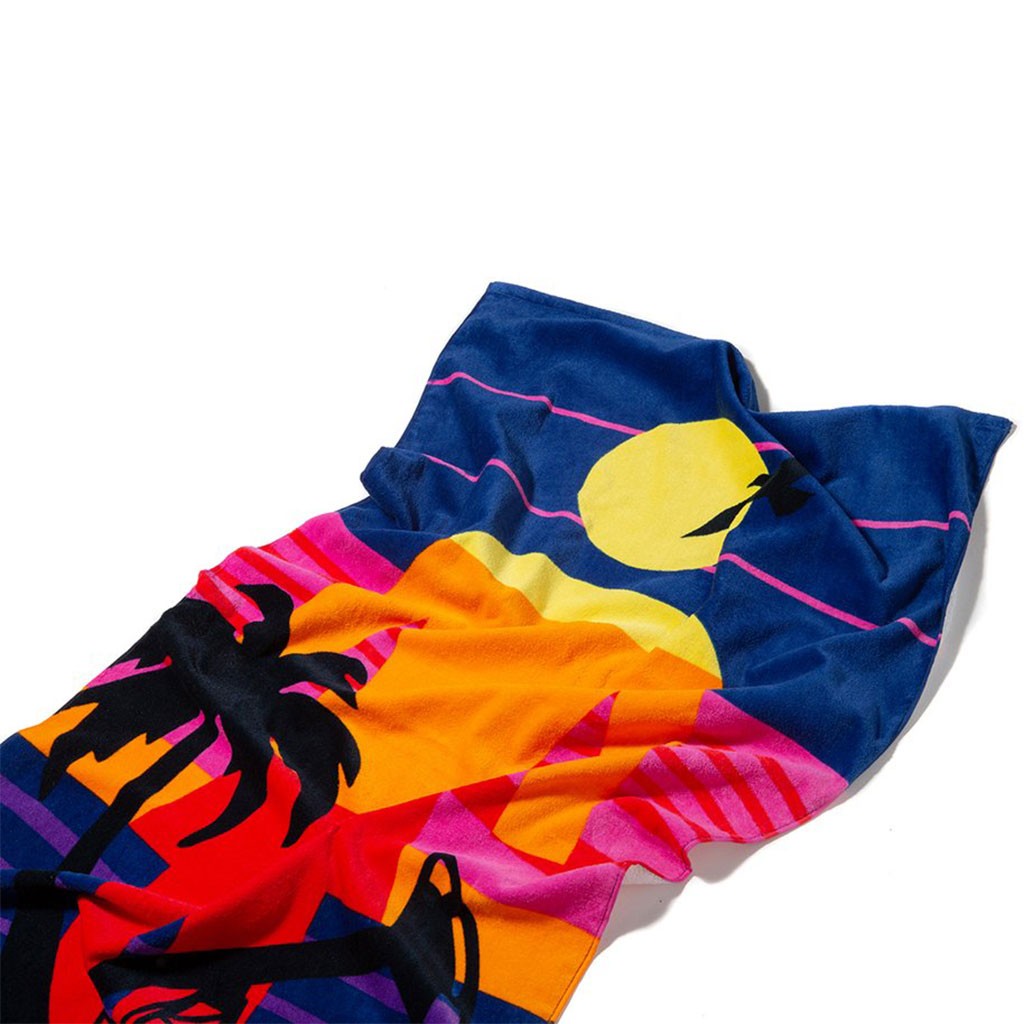 Toalha Girl Skateboards Beach Towel - Azul / Laranja