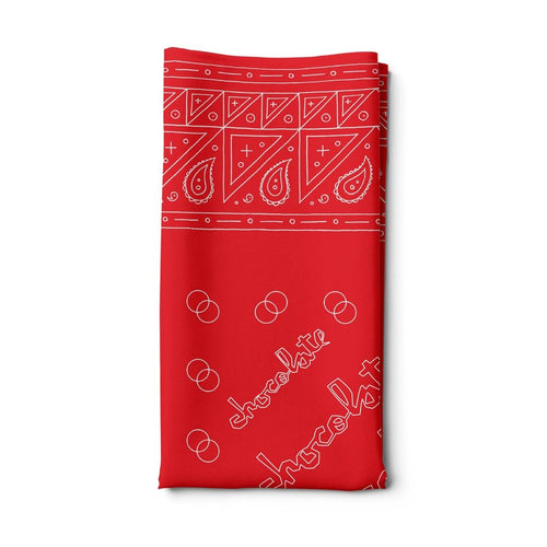 Bandana Chocolate Skateboards Paisley - Vermelho