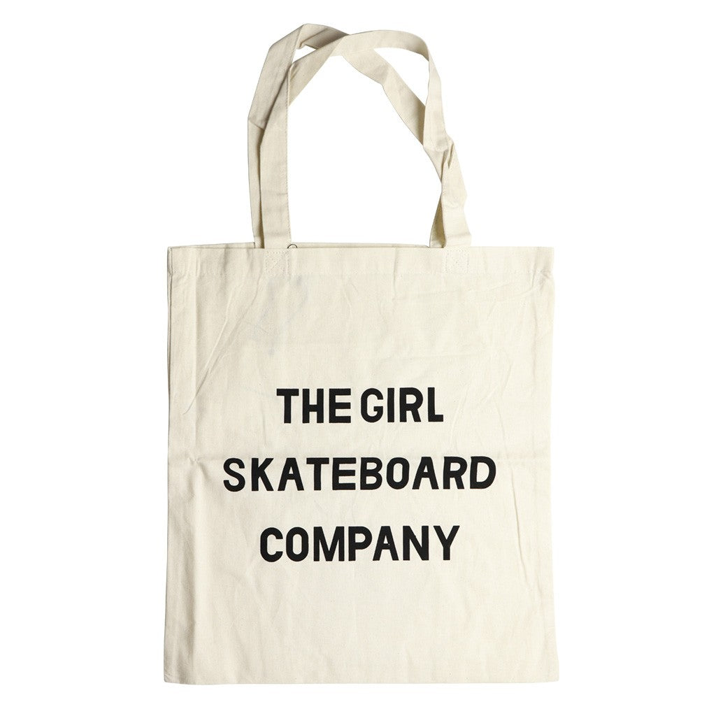 Sacola Girl Skateboards Sans Canvas Tote - Bege