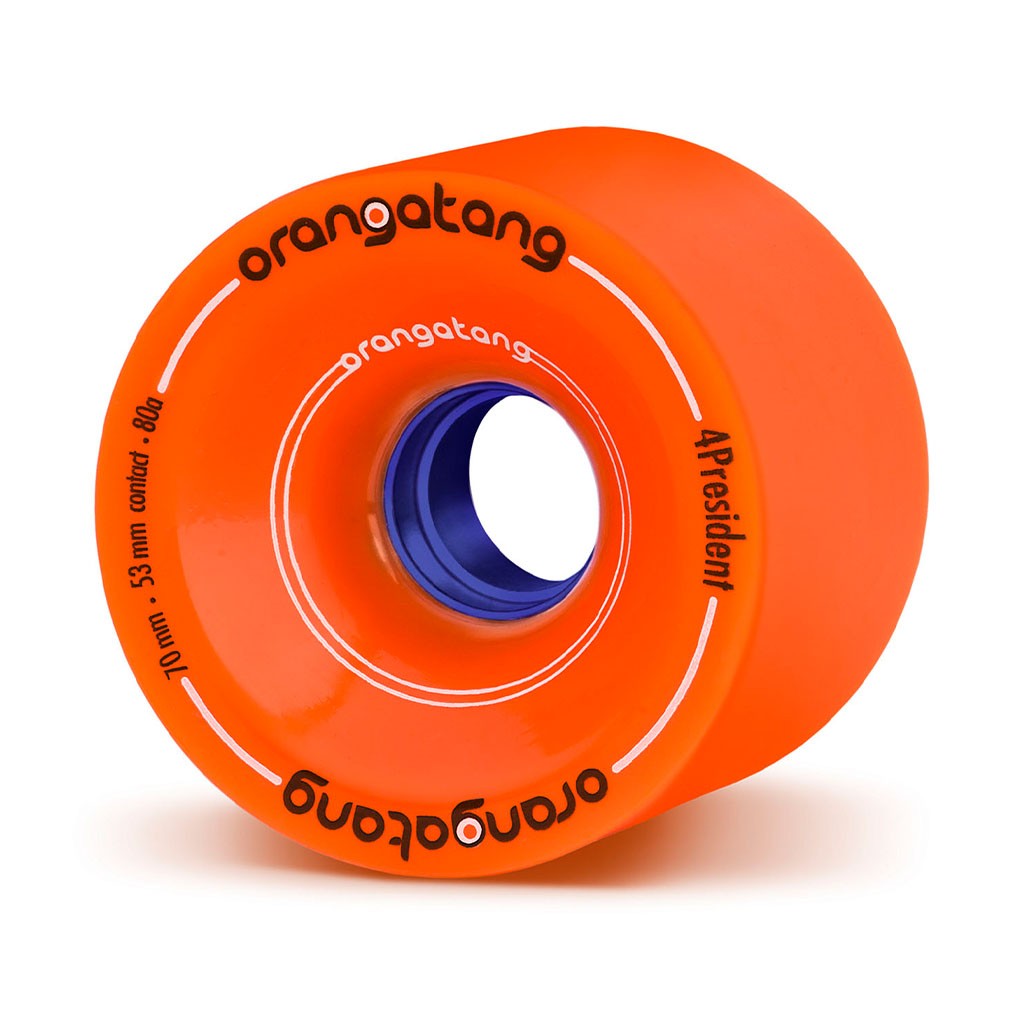 Roda Orangatang Wheels 4President 70mm 80a - Laranja